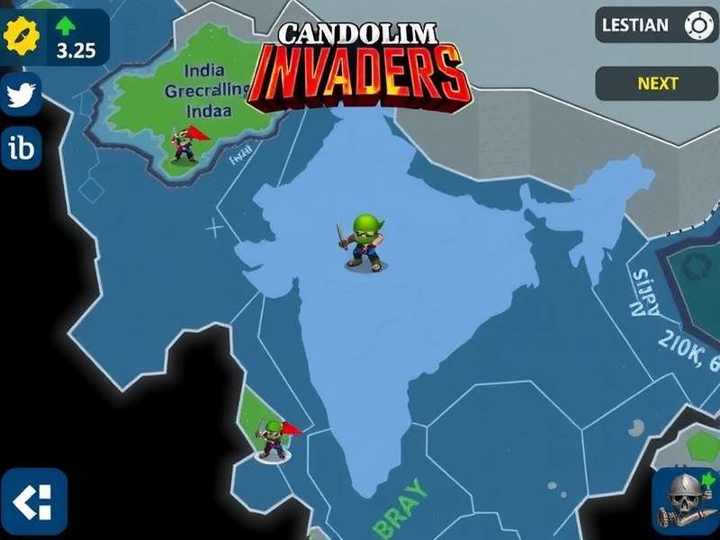 Candolim Invaders Premium Max player distribution map in India